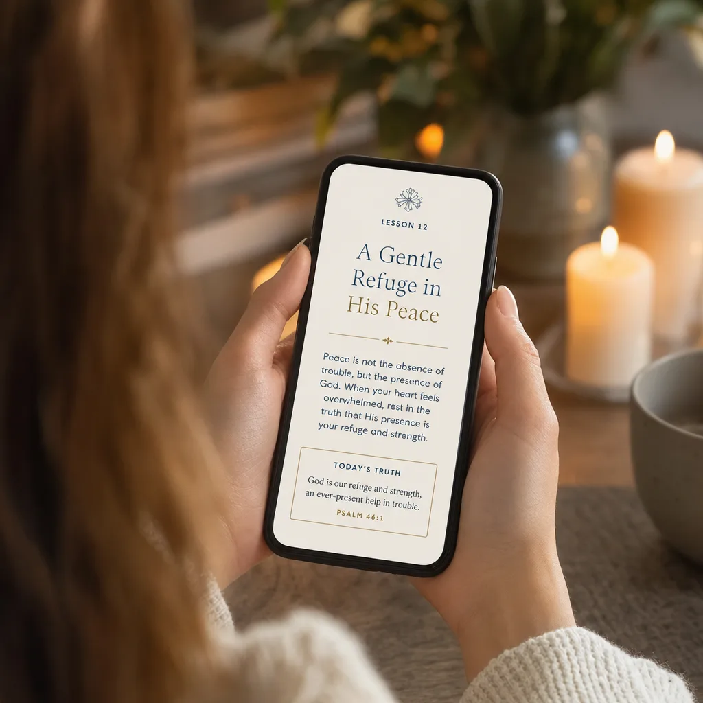 Read the lessons on your phone